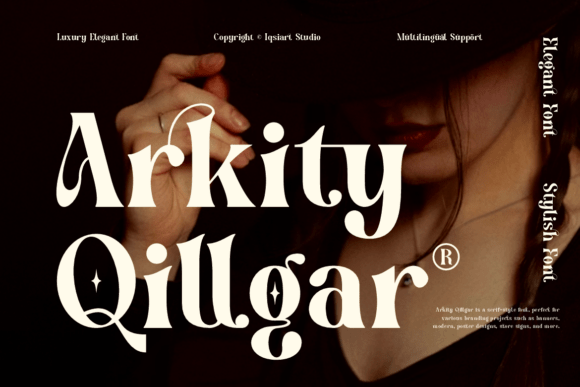 Arkity Qillgar: A Serif Typeface for Editorial Design