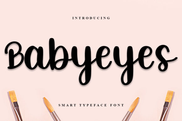 Babyeyes: A Warm Handwritten Font for Editors