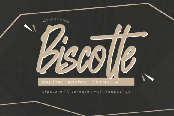 Biscotte: A Handwritten Font for Bold Campaigns