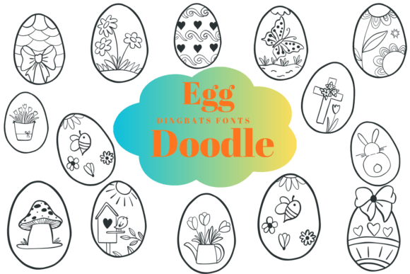 Egg Doodle Font: A Playful Typeface for Social Campaigns