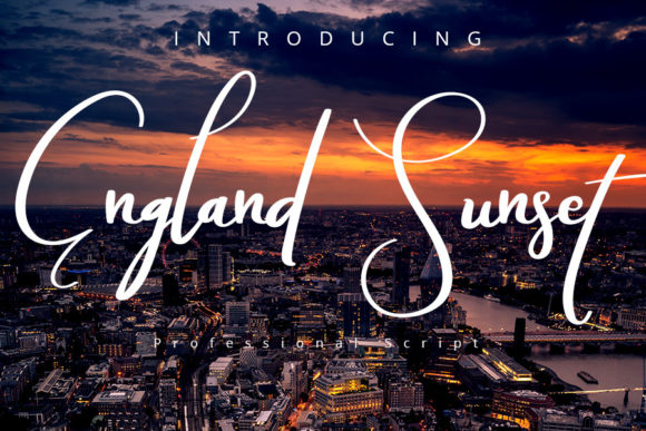England Sunset: A Friendly Script Font for Branding