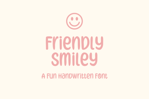 Friendly Smiley: A Handwritten Font for Web Design