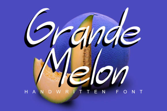 Grande Melon: A Friendly Handwritten Font for Brands