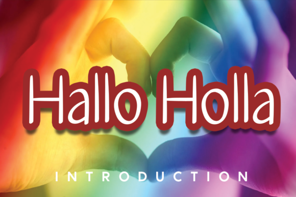 Hallo Holla: A Friendly Script Font for Web Design
