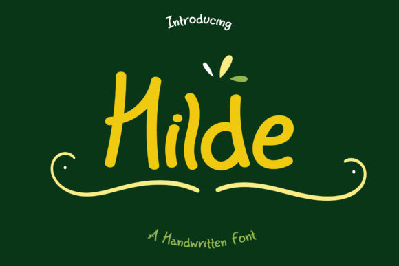 Hilde Font: A Handwritten Typeface for Branding