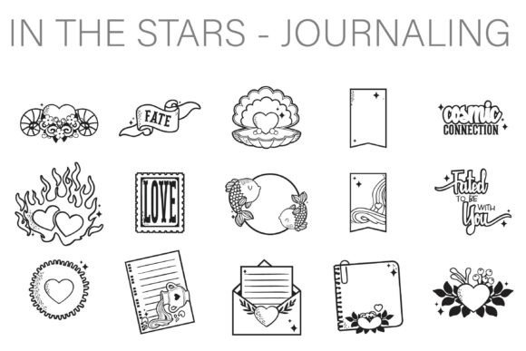 In the Stars Journaling Dingbats Font