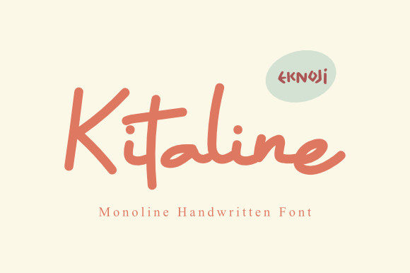 Kitaline: A Handwritten Font for Editorial Warmth