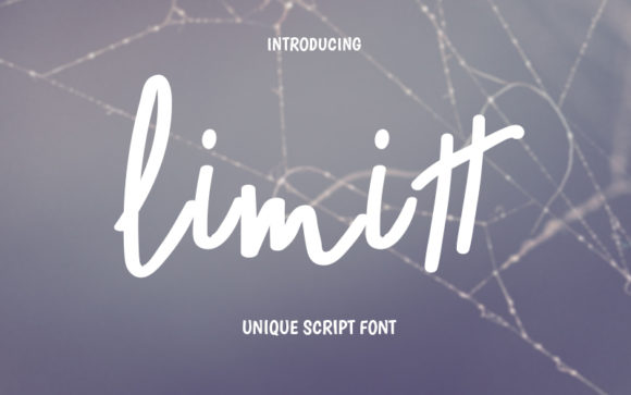 Limitt: A Handwritten Font for Modern Web Design