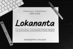 Lokananta: A Handwritten Font for Makers