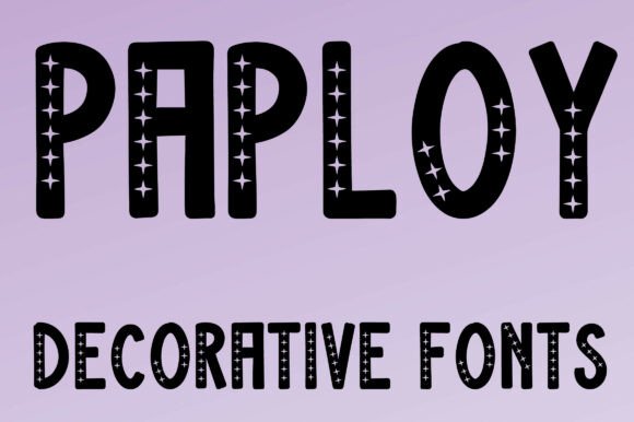 Paploy: A Bold Display Font for Modern Web Design