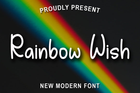 Rainbow Wish: A Friendly Script Font for Editorial Design