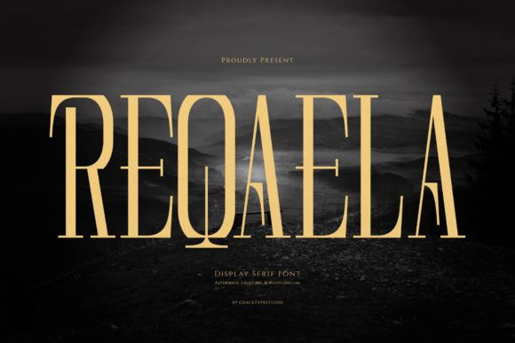 Reqaela: A Premium Serif Font for Elegant Branding