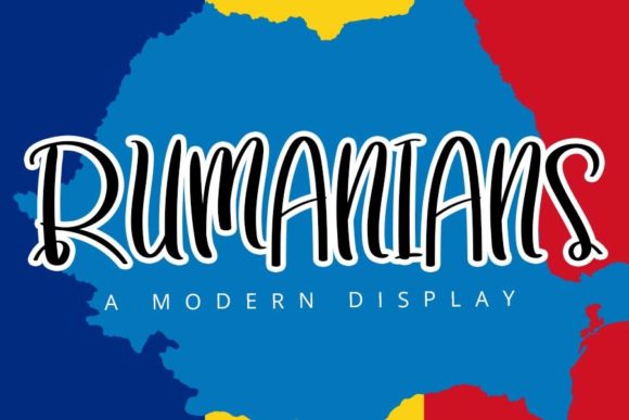 Rumanians Font: A Tall Script for Handmade Designs
