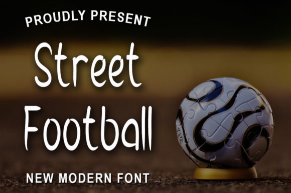 Street Football: A Friendly Handwritten Font for Crafters