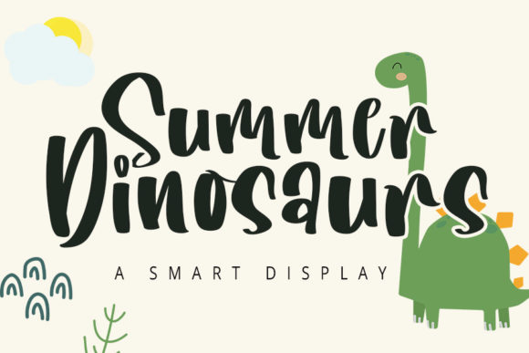Summer Dinosaurs Font: A Designer’s Campaign Review